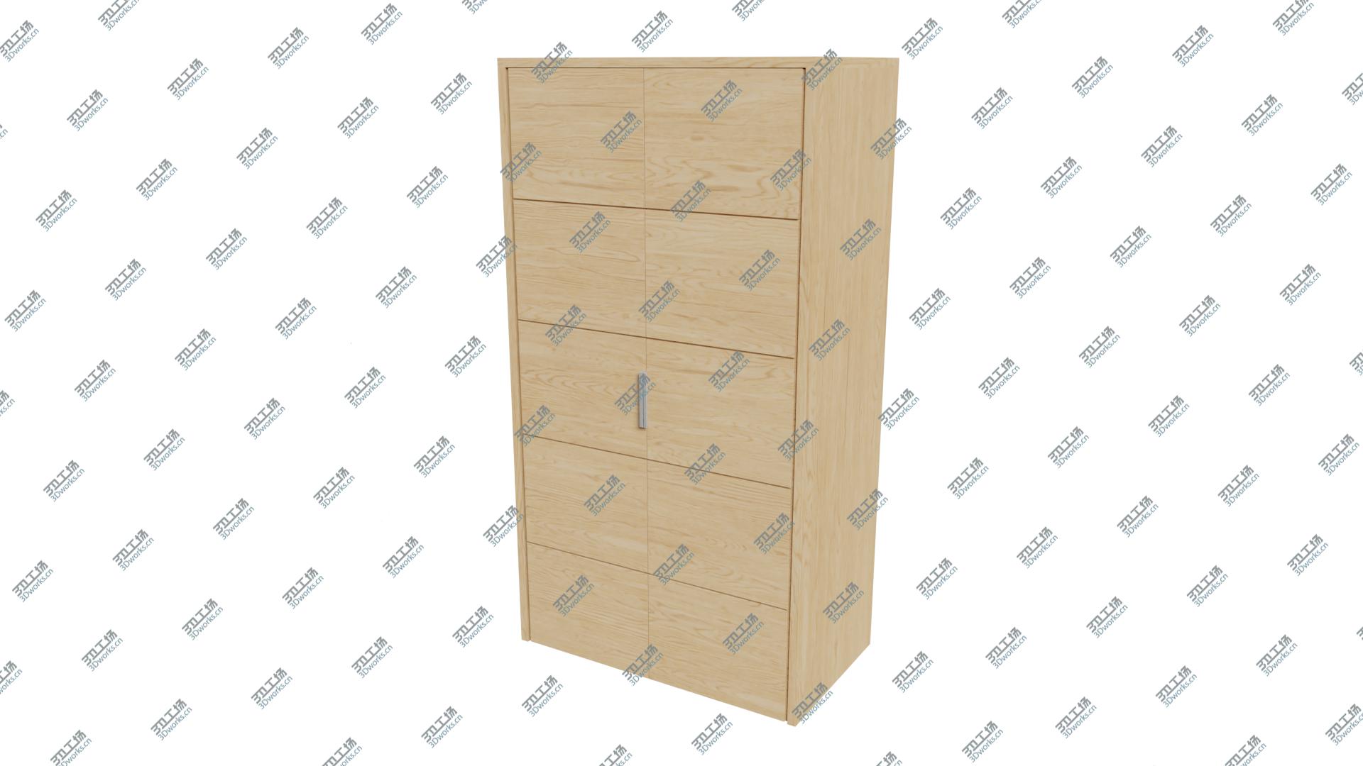 images/goods_img/202104023/Solid Oak Wardrobe Collection 3D model/2.jpg